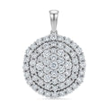 LUXURIANT DIAMOND - Lab Grown Diamant SI-GH Anhänger 925 Silber Rhodiniert ca. 3.00 ct