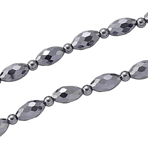 Terahertz Halskette ca. Flexibles cm 316L Edelstahl ca. 140.00 ct