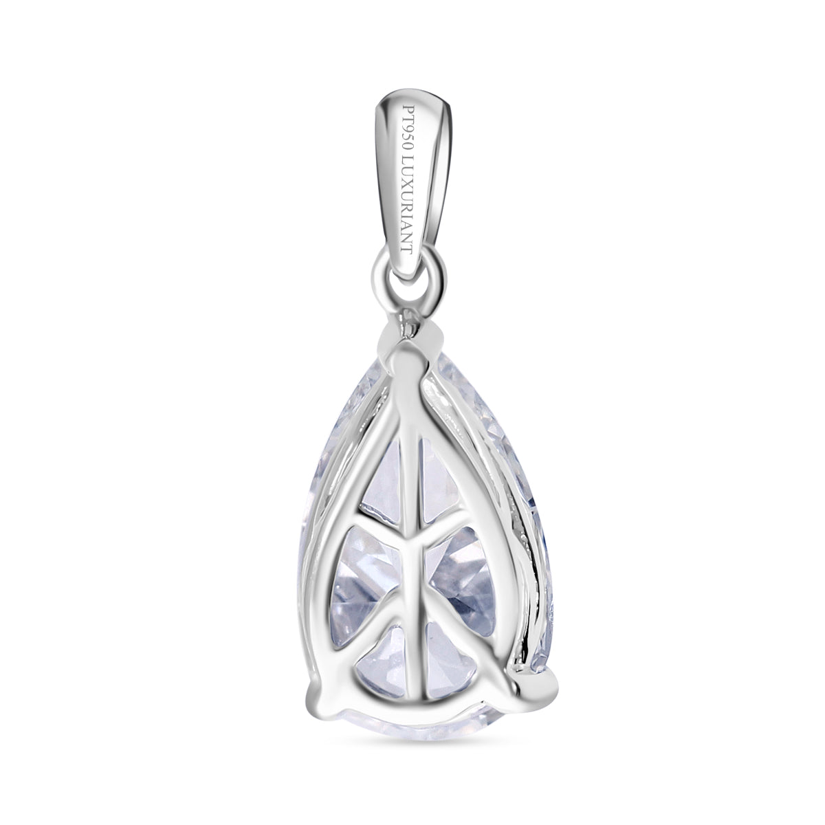 LUXURIANT DIAMOND- VS-EF Labor Diamant Anhänger und Ring in 950 Platin