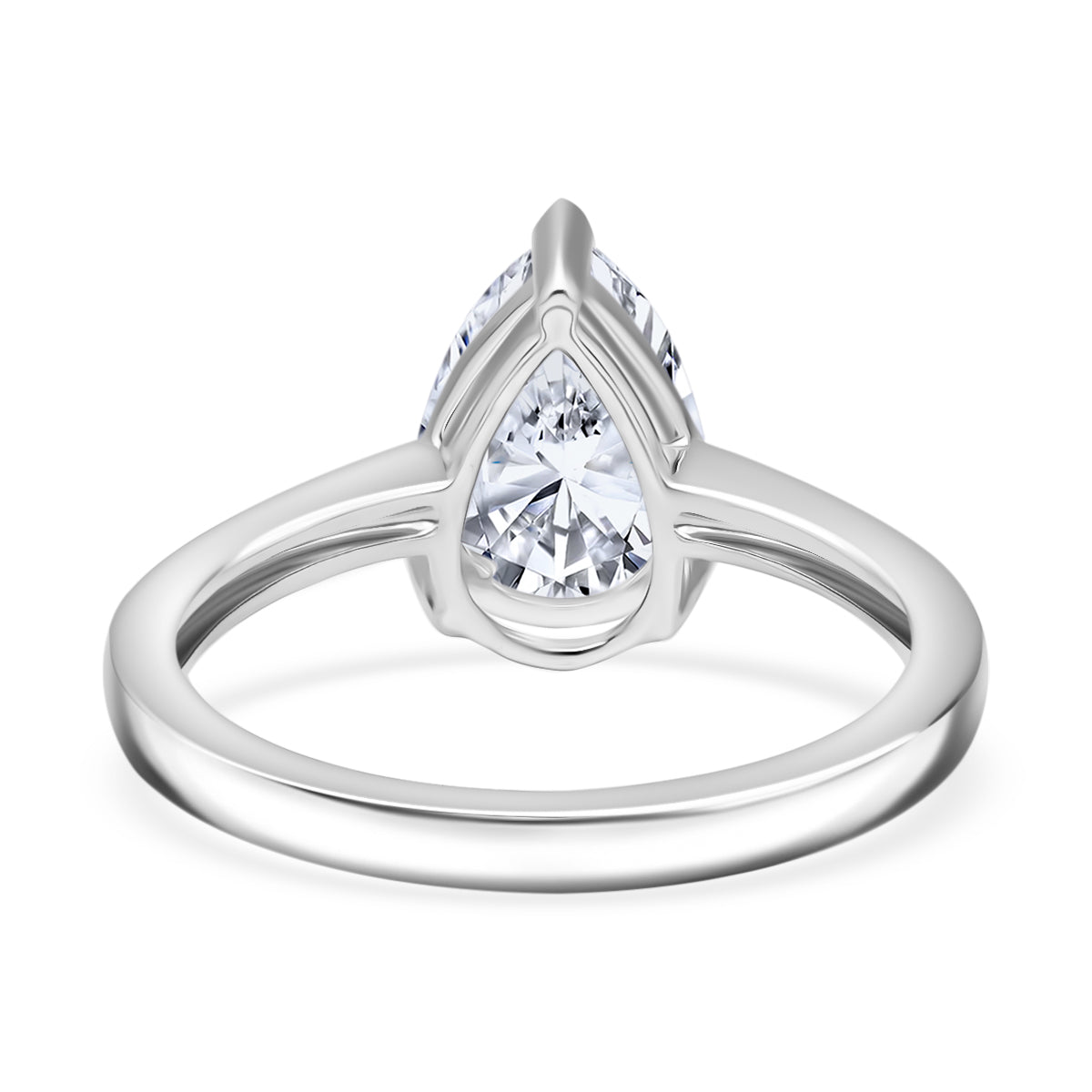 LUXURIANT DIAMOND- VS-EF Labor Diamant Anhänger und Ring in 950 Platin