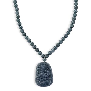 D'Joy Natürlicher Olmek Jadeit Halskette ca. Flexibles cm 925 Silber Rhodiniert ca. 550.00 ct