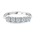 LUXURIANT DIAMOND - Lab Grown Diamant VS-EF Ring 925 Silber Rhodiniert (Größe 19.00) ca. 1,00 ct