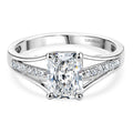 LUXURIANT DIAMOND - Lab Grown Diamant VS-EF Ring 925 Silber Rhodiniert (Größe 18.00) ca. 2,20 ct
