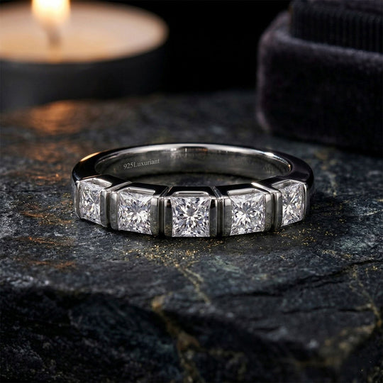 LUXURIANT DIAMOND - Lab Grown Diamant SI-GH SGL zertifiziert Ring 925 Silber Rhodiniert (Größe 17.00) ca. 1.00 ct