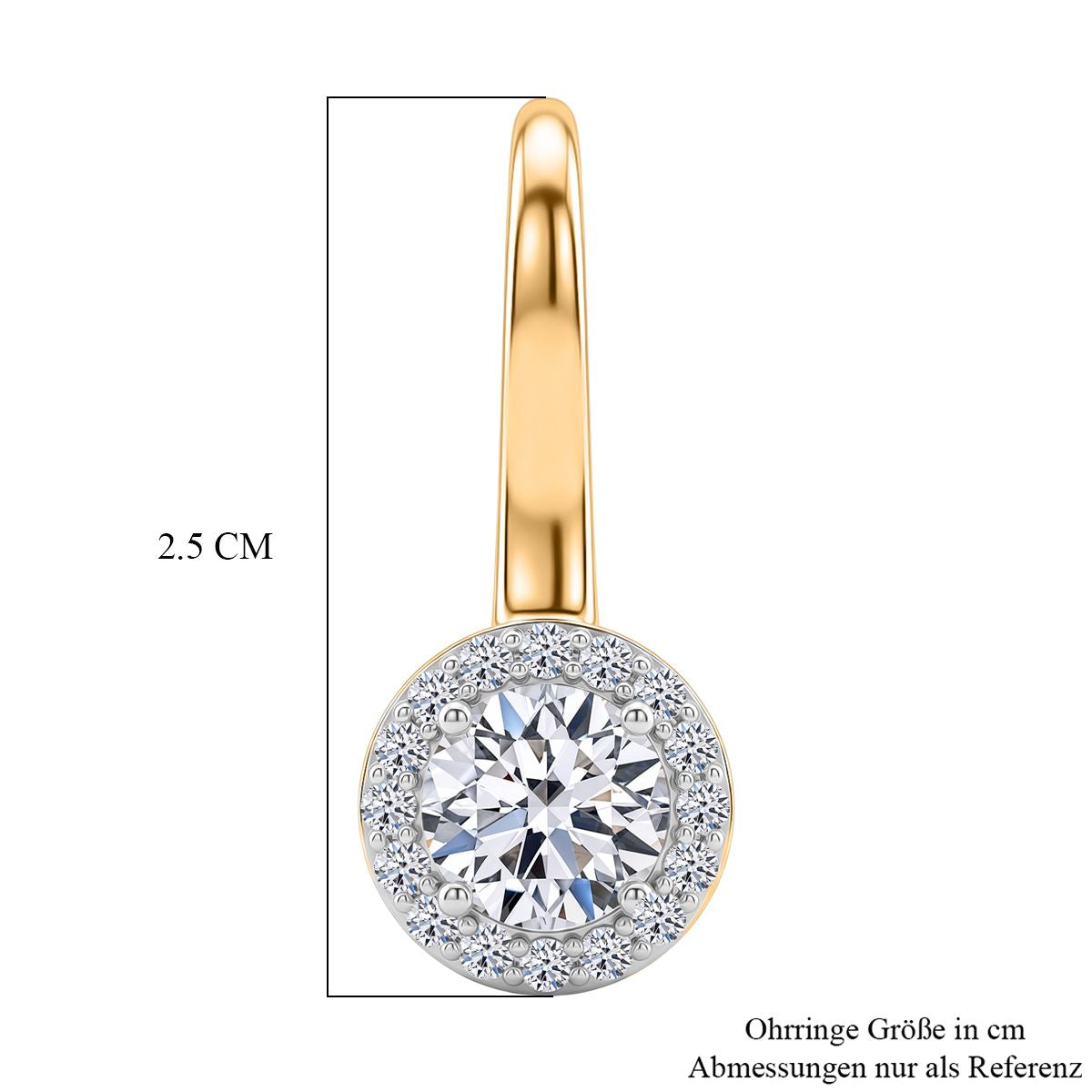 750 Gelbgold vermeil
