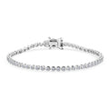 LUXURIANT SGL zertifiziertes SI-GH Labor Diamant 20cm Armband, 925 Silber rhodiniert - 2 ct.