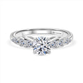 LUXURIANT DIAMOND - Lab Grown Diamant VS-EF SGL zertifiziert Ring 925 Silber Rhodiniert (Größe 18.00) ca. 1.00 ct