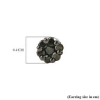 D'Joy Grüner Diamant Ohrringe 925 Silber Rhodiniert (10-15 Werktage Lieferzeit) ca. 0.15 ct