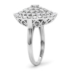 LUXURIANT DIAMOND - Lab Grown Diamant VS-EF Ring 925 Silber Platiniert (Größe 17.00) ca. 3,00 ct