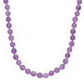 D'Joy Rose De France Amethyst Halskette ca. 50 cm 925 Silber Rhodiniert ca. 300.00 ct