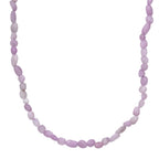 Kunzit Halskette ca. 45 cm 316L Edelstahl ca. 90.00 ct