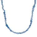 Aquamarin Halskette ca. 45 cm 316L Edelstahl ca. 90.00 ct