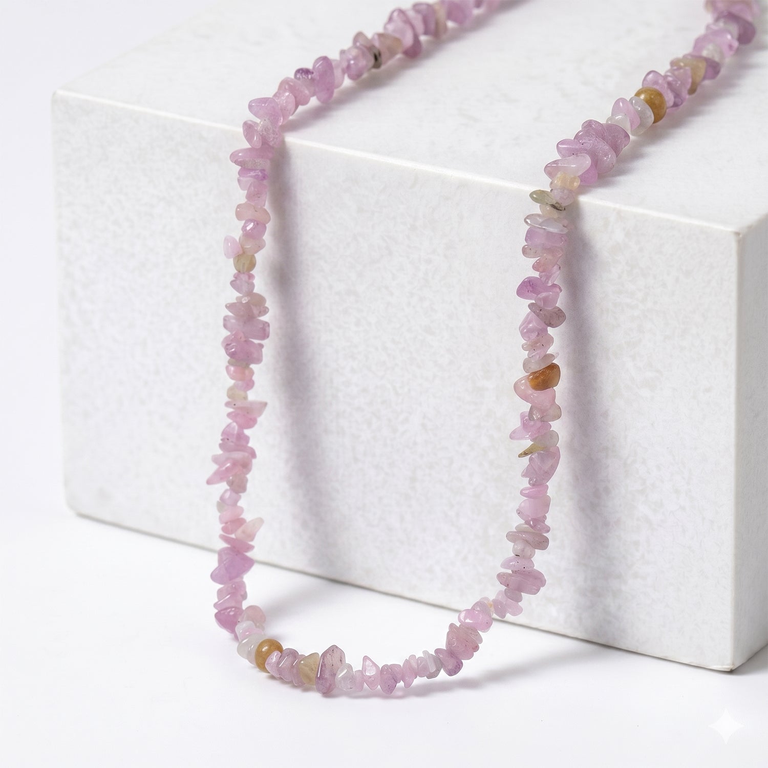 Kunzit Halskette 76 cm ca. 310.00 ct