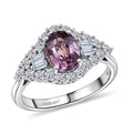 LUXURIANT DIAMOND - AAA Lila Spinell, Lab Grown Diamant Ring 417 Gold (Größe 17.00) ca. 2,01 ct