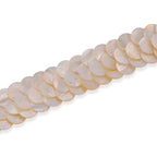 Weiße Perlmutt 45cm Halskette