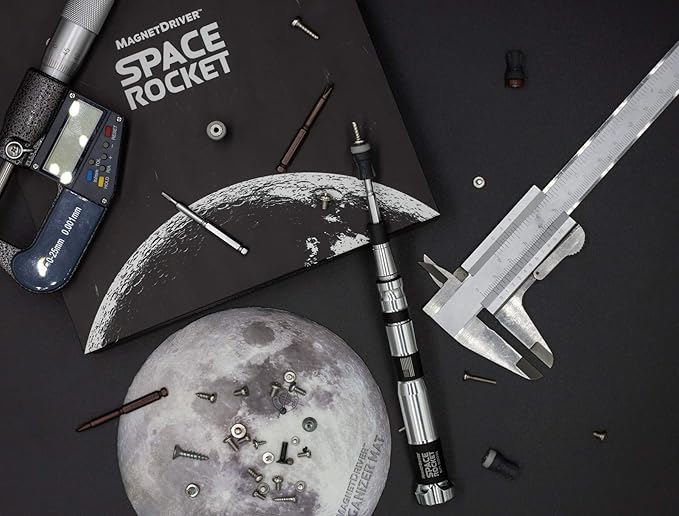 SET 27 Space Rocket Werkzeug Set, 27 teiliges Schraubendreher Bit Set für Haushalt und Reparaturen, Schwarz