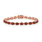 D'Joy AA Tansanischer Natronite Armband ca. 20 cm 925 Silber 750 Roségold vermeil ca. 19,10 ct.