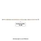 D'Joy AA Mehrfarbig-Turmalin Armband ca. 20 cm 925 Silber Rhodiniert ca. 4,66 ct.