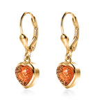 GP Whispers of Murano Kollektion - Murano aus Italien, Kanchanaburi Blauer Saphir Ohrringe 925 Silber 750 Gelbgold vermeil ca. 2.69 ct