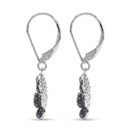 D'Joy Mehrfarbiger Diamant Ohrringe 925 Silber Rhodiniert ca. 0.50 ct