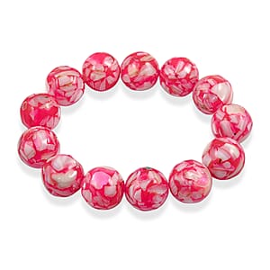 Rosa Murano-Stil (15 mm) Armband 20.32 cm 295.60 ct