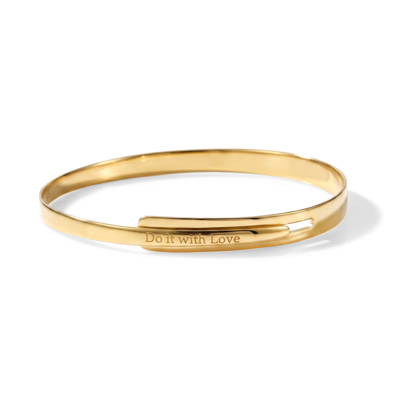 D'Joy 925 Silber 750 Gelbgold vermeil Armreif Flexibles (19cm-20cm) ca. 13,80g