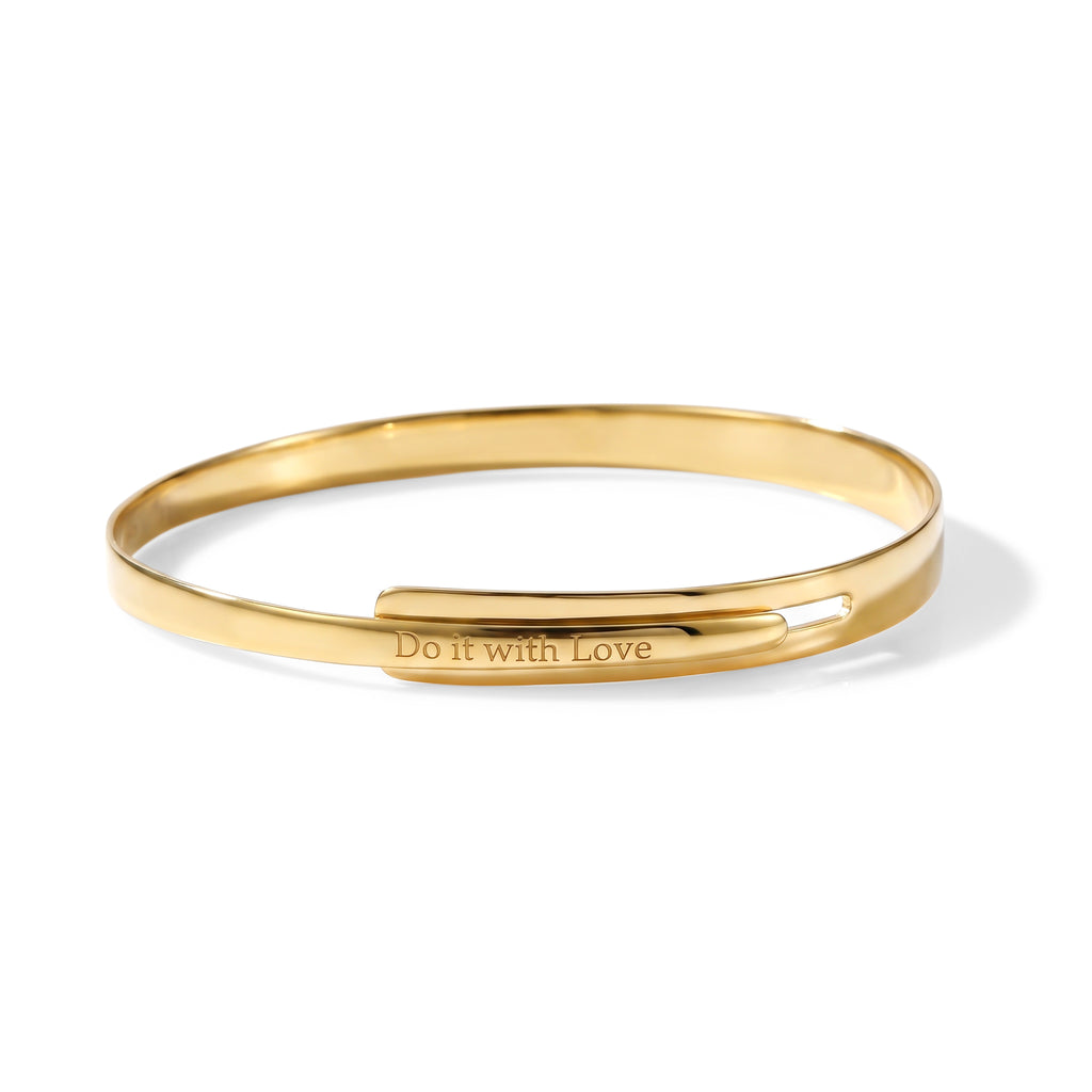 D'Joy 925 Silber 750 Gelbgold vermeil Armreif Flexibles (19cm-20cm) ca. 13,80g