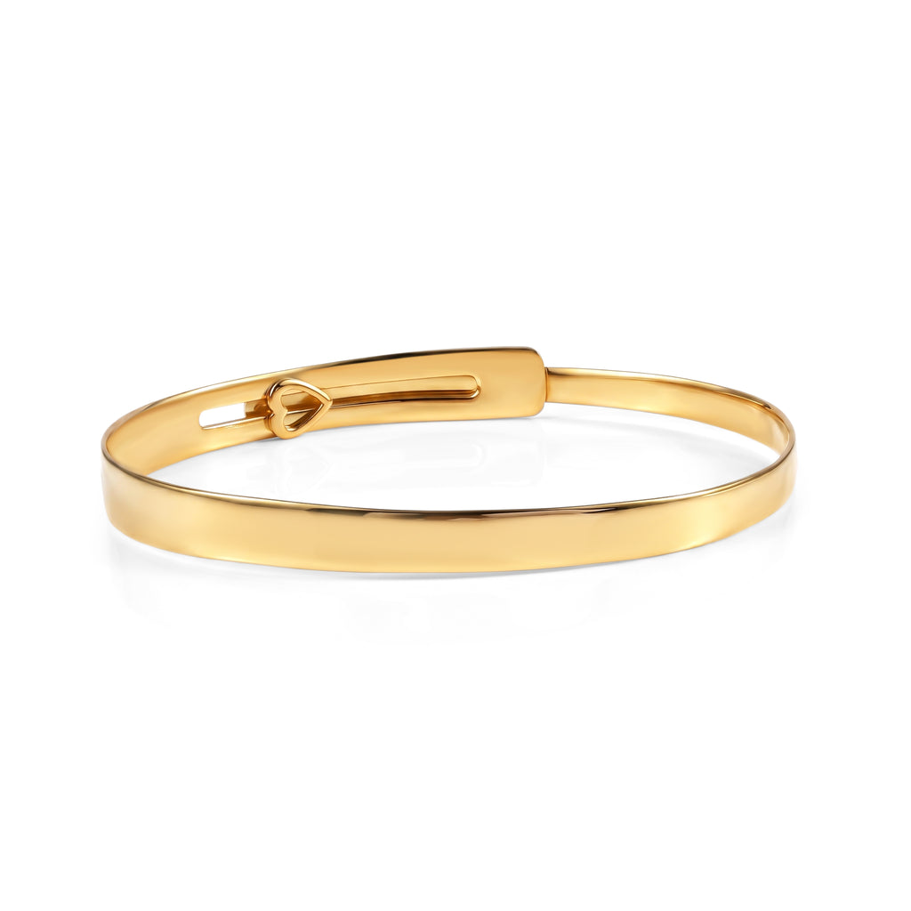D'Joy 925 Silber 750 Gelbgold vermeil Armreif Flexibles (19cm-20cm) ca. 13,80g