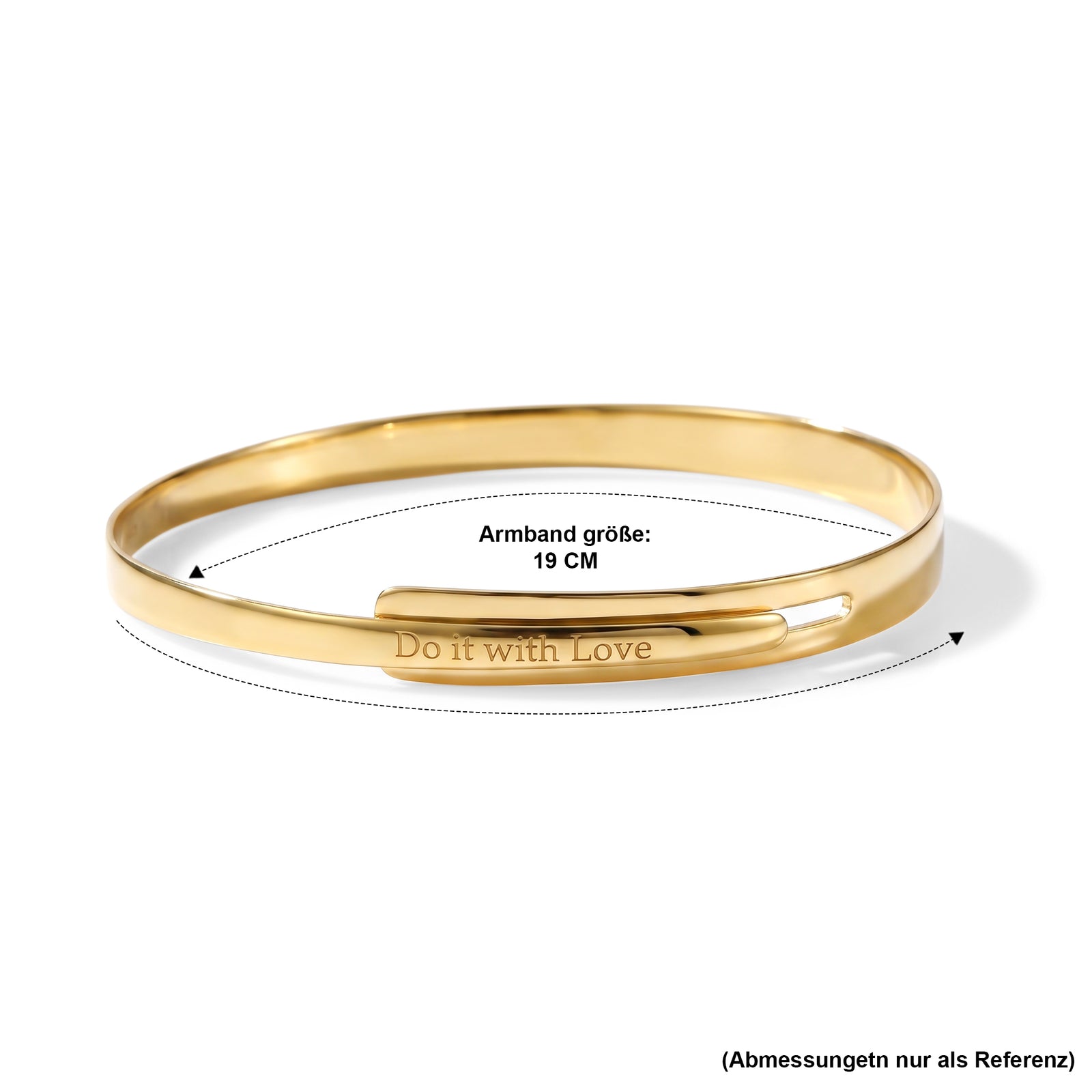 D'Joy 925 Silber 750 Gelbgold vermeil Armreif Flexibles (19cm-20cm) ca. 13,80g