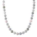 D'Joy Mehrfarbig Jade Halskette ca. 50 cm 925 Silber Rhodiniert ca. 640,00 ct.