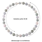 D'Joy Mehrfarbig Jade Halskette ca. 50 cm 925 Silber Rhodiniert ca. 640,00 ct.
