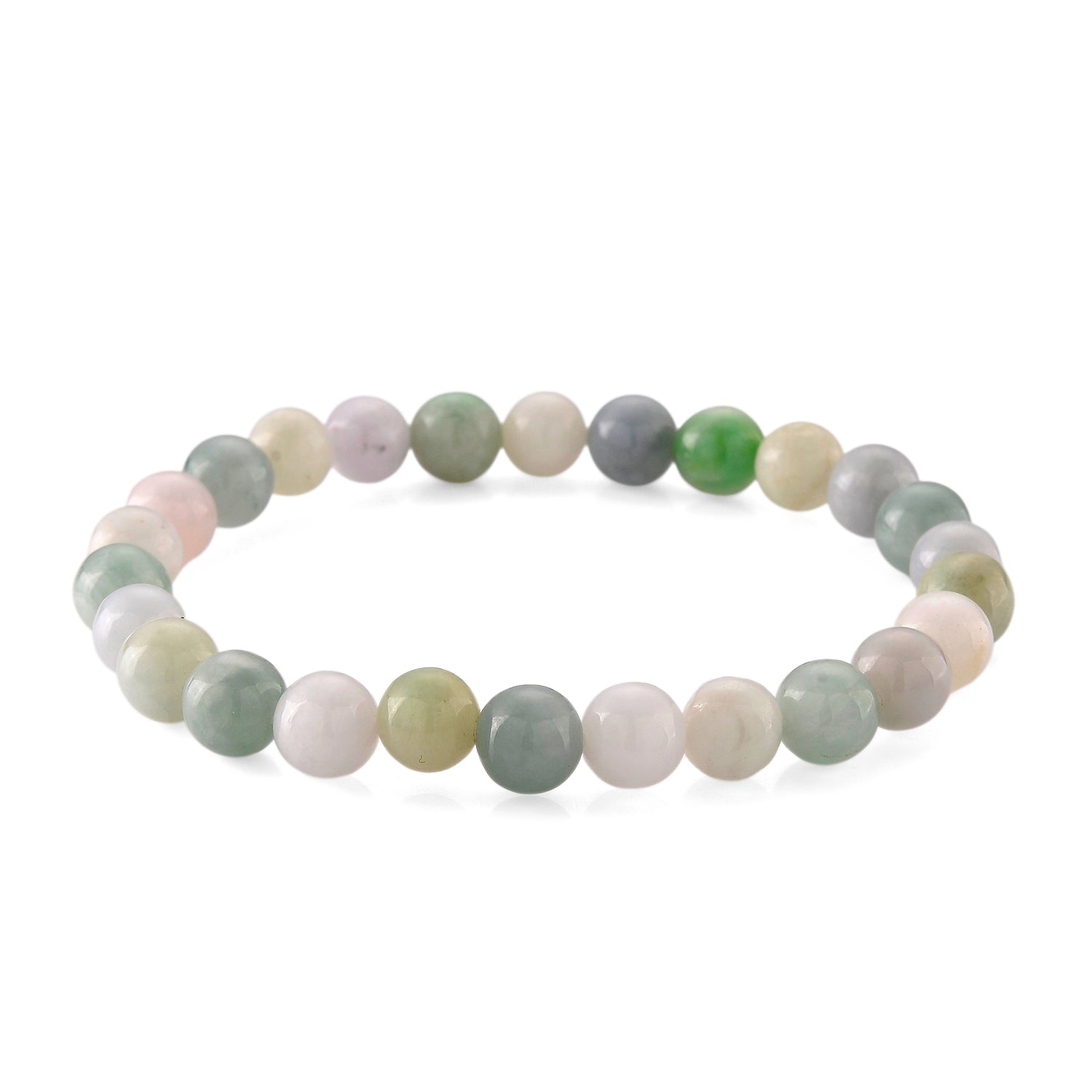 Mehrfarbig Jade Armband Flexibles cm ca. 100,00 ct.