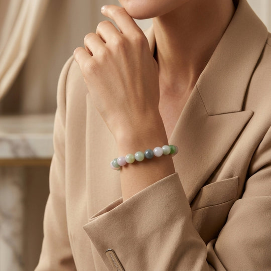 Mehrfarbig Jade Armband Flexibles cm ca. 100,00 ct.