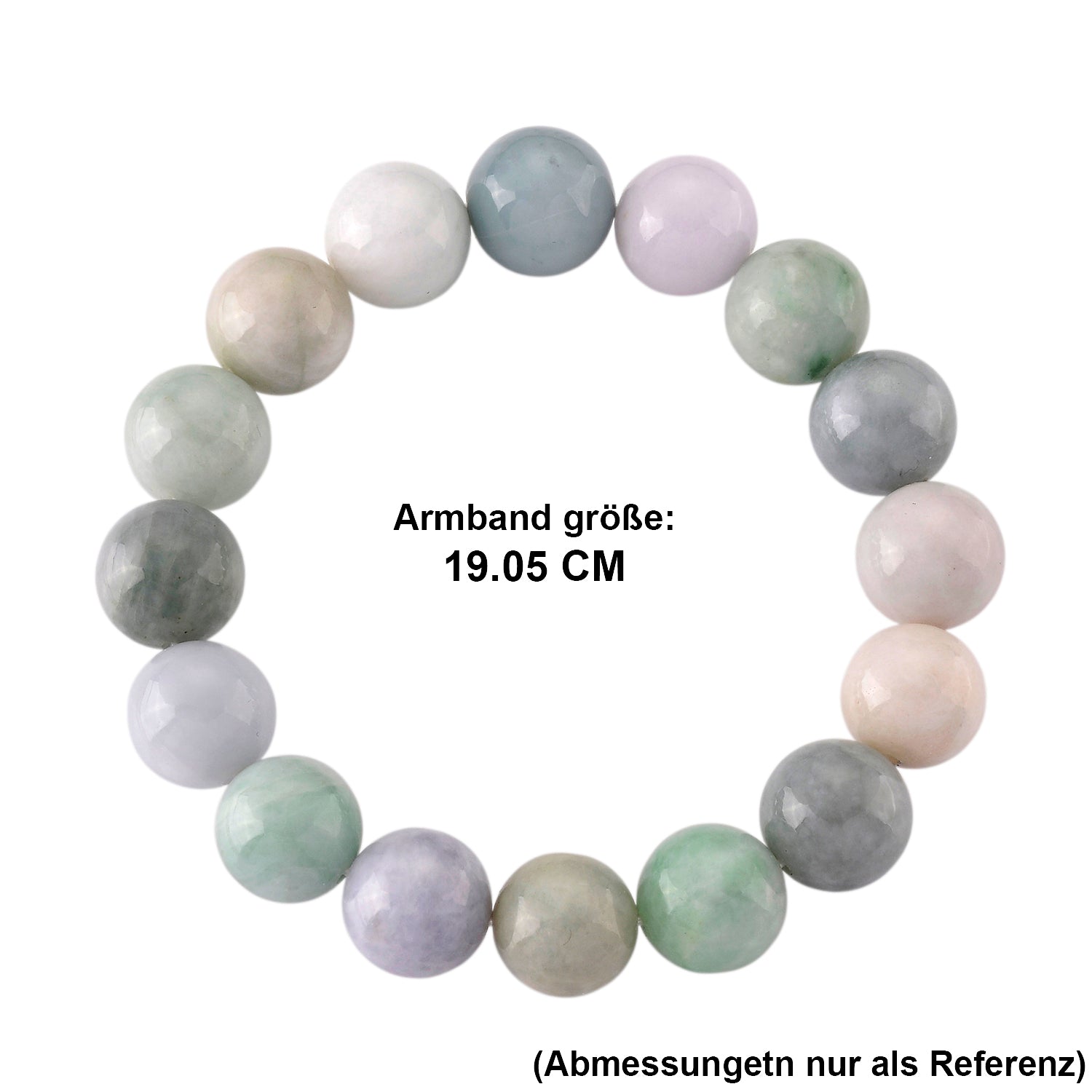 EXTREM SELTEN Mehrfarbig Jade Armband Flexibles cm ca. 310.00 ct