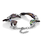 Abalone Muschel Armband, flexibel, Nickelfreies Messing ca. 65.00 ct