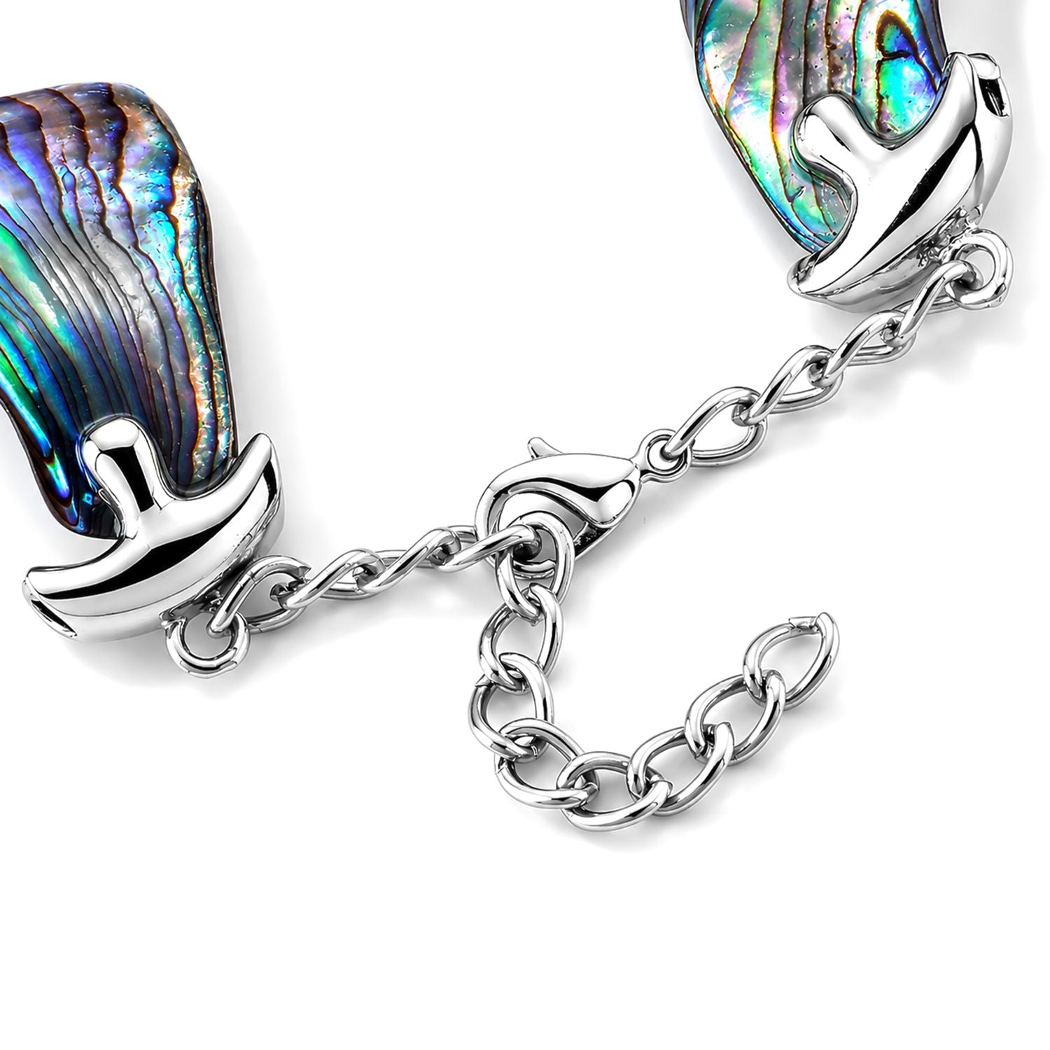 Abalone Muschel Armband, flexibel, Nickelfreies Messing ca. 65.00 ct