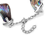 Abalone Muschel Armband, flexibel, Nickelfreies Messing ca. 65.00 ct