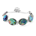 Abalone Muschel Armband ca. Flexibles cm Nickelfreies Messing ca. 45.00 ct