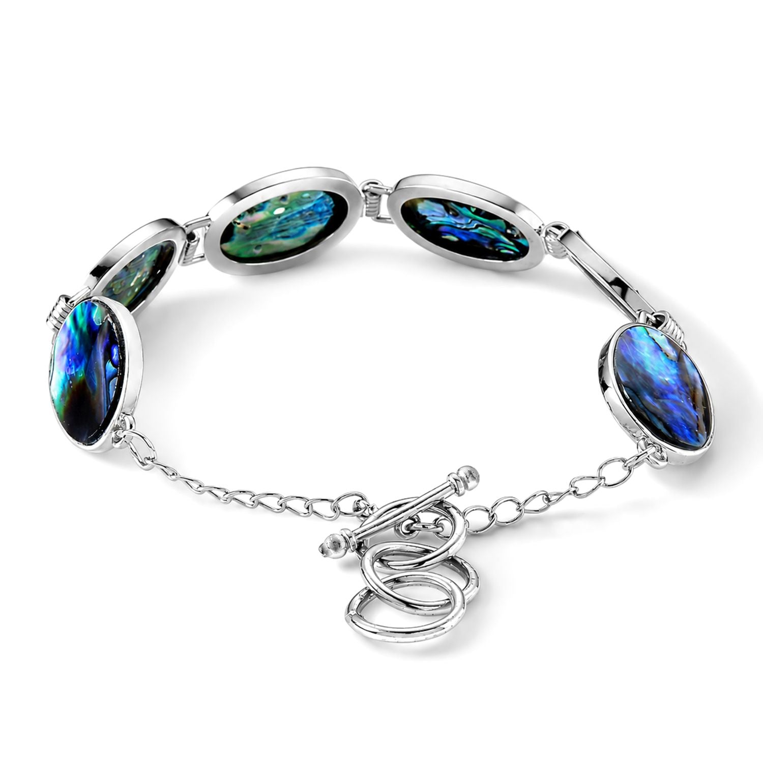 Abalone Muschel Armband ca. Flexibles cm Nickelfreies Messing ca. 45.00 ct