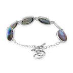 Abalone Muschel Armband ca. Flexibles cm Nickelfreies Messing ca. 45.00 ct