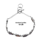 Abalone Muschel Armband ca. Flexibles cm Nickelfreies Messing ca. 50.00 ct