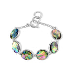 Abalone Muschel Armband ca. Flexibles cm Nickelfreies Messing ca. 45.00 ct