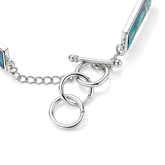 Abalone Muschel Armband ca. Flexibles cm Nickelfreies Messing ca. 60.00 ct