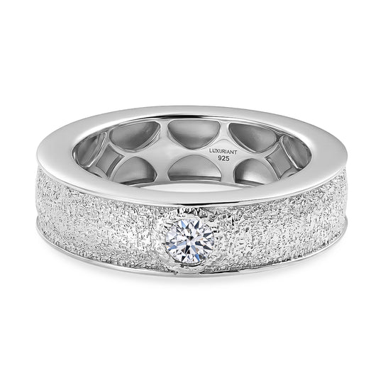 LUXURIANT DIAMOND - Lab Grown Diamant SI-GH Ring 925 Silber Rhodiniert (Größe 19.00) ca. 0,20 ct