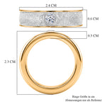 Rhodiniert und 750 Gelbgold Vermeil