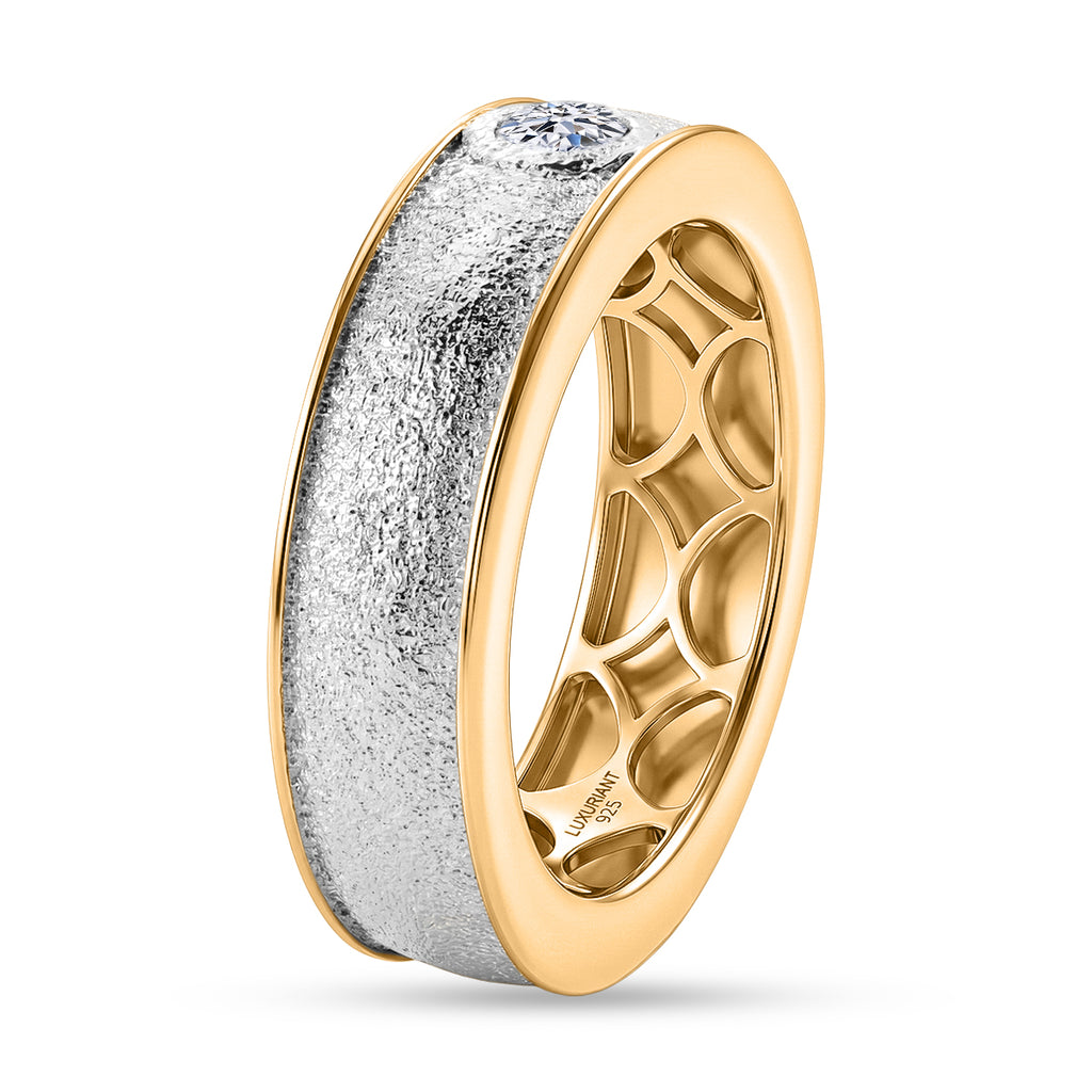 Rhodiniert und 750 Gelbgold Vermeil