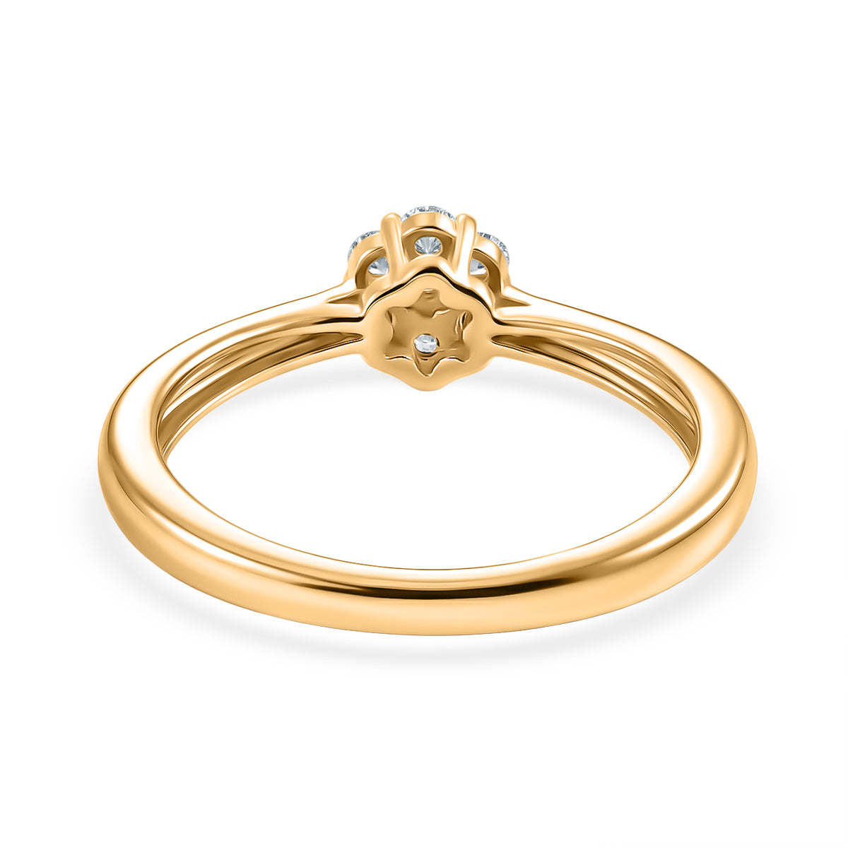 Rhodiniert und 750 Gelbgold Vermeil