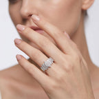 LUXURIANT DIAMOND - Lab Grown Diamant SI-GH Ring 925 Silber 750 Gelbgold Vermeil (Größe 19.00) ca. 2.00 ct