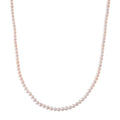 D'Joy AAA Zhuji Akoya-Perle (5.5-6 mm) Halskette ca. 50 cm  925 Silber Rhodiniert