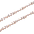 D'Joy AAA Zhuji Akoya-Perle (5.5-6 mm) Halskette ca. 50 cm  925 Silber Rhodiniert